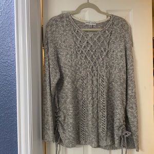 Grey Knit Sweater